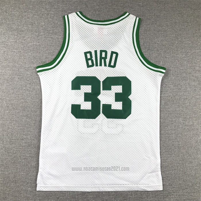 Camiseta Nino Boston Celtics Larry Bird #33 Mitchell & Ness 1985-86 Blanco